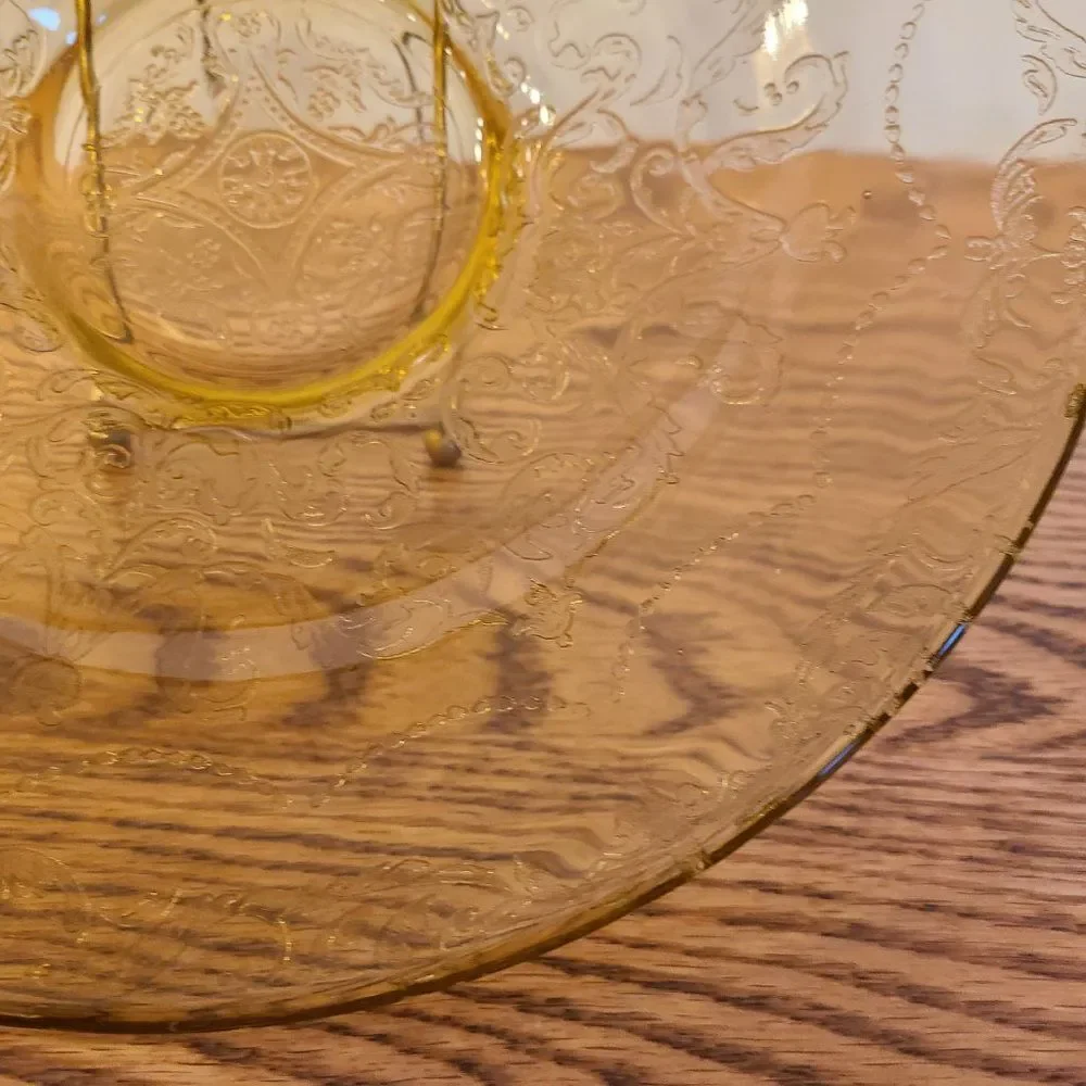 Federal Glass Co. Madrid Golden Glow Depression Glass 11
